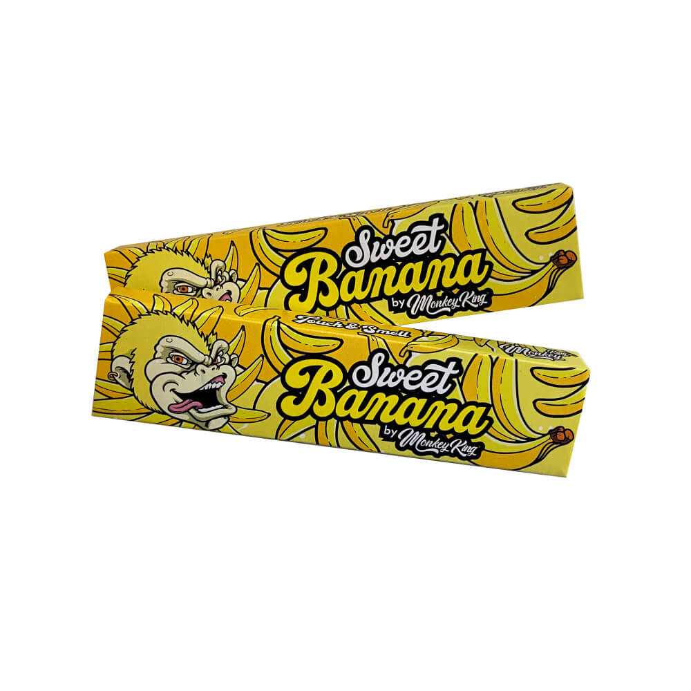Monkey King Flavoured King Size Slim Papers + Tips (6 Flavours)
