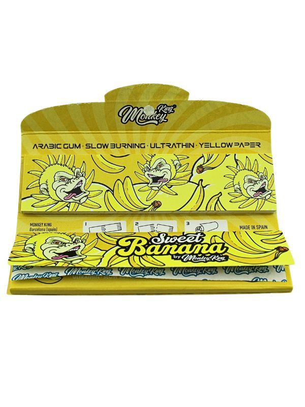 Monkey King Flavoured King Size Slim Papers + Tips (6 Flavours)