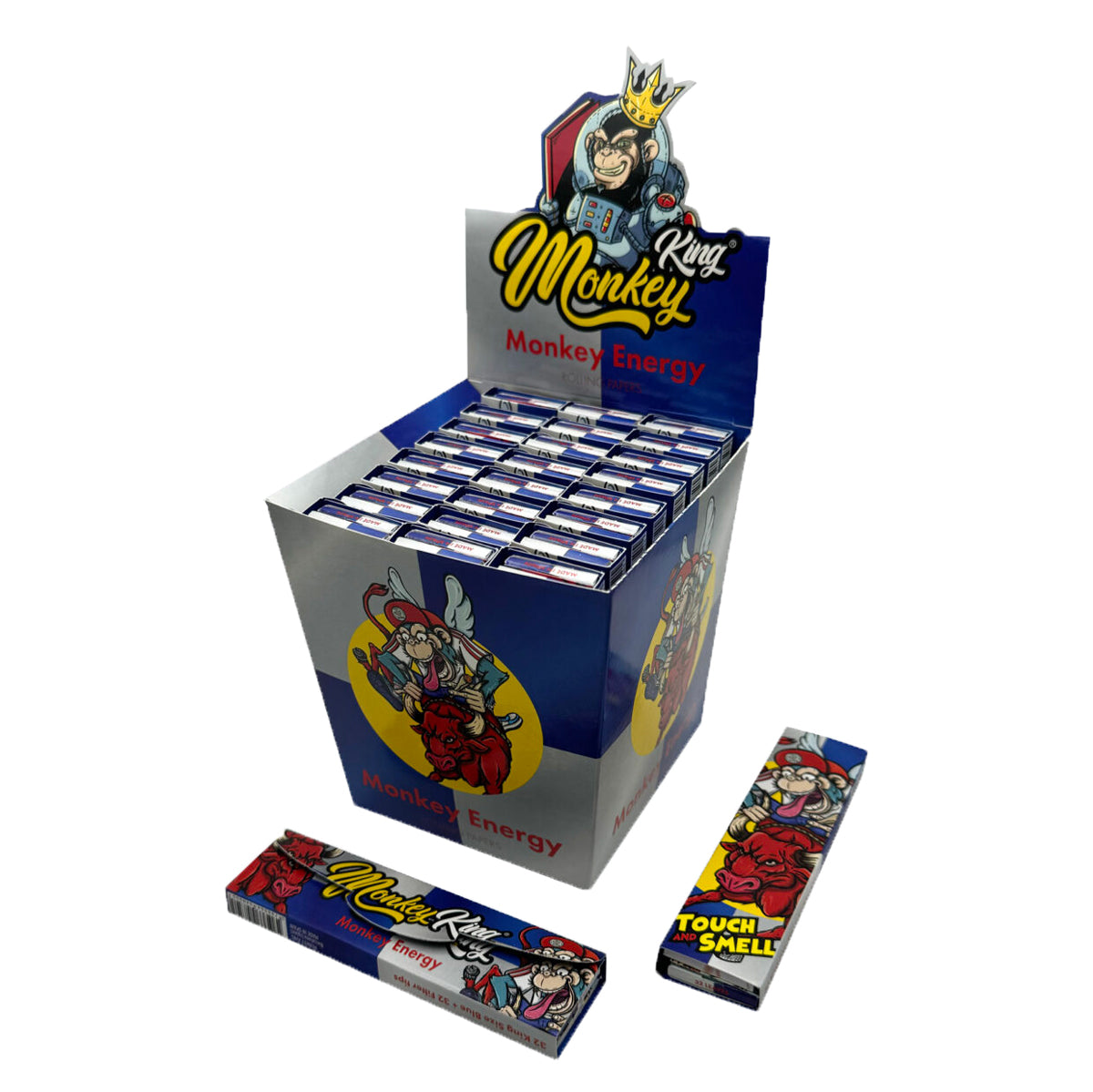 Monkey King Flavoured King Size Slim Papers + Tips (6 Flavours)