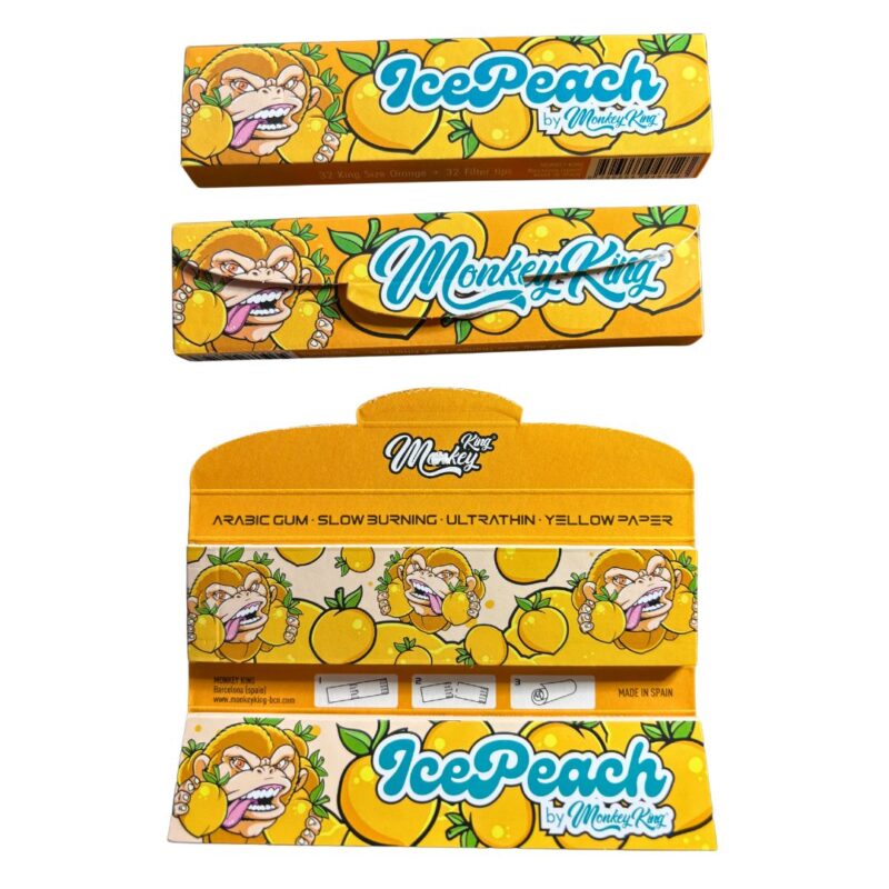 Monkey King Flavoured King Size Slim Papers + Tips (6 Flavours)