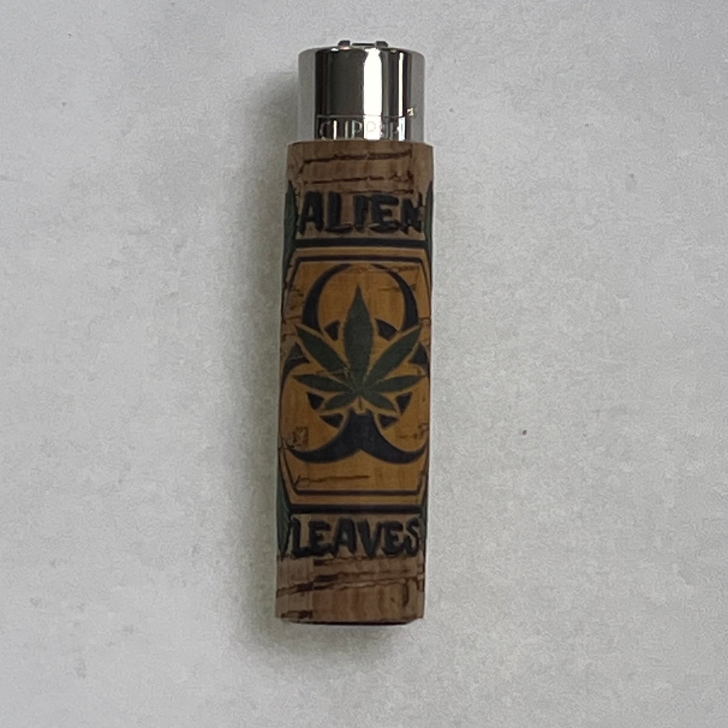 Cork Alien Case Clipper Lighters