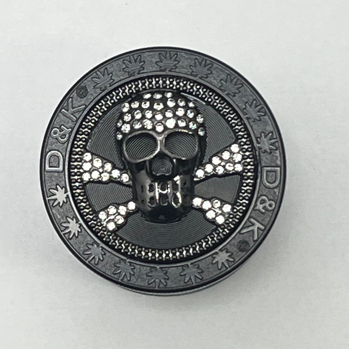 Black 4-piece Metal Grinder (8 designs)