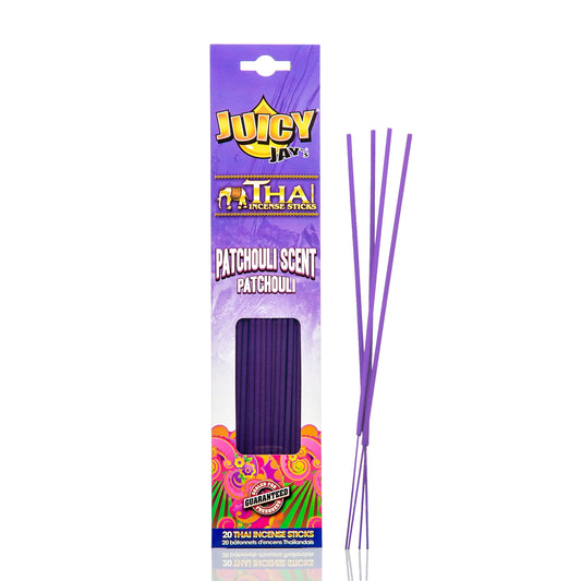 20-pack Juicy Jay's Patchouli scent Patchouli Thai Incense Sticks