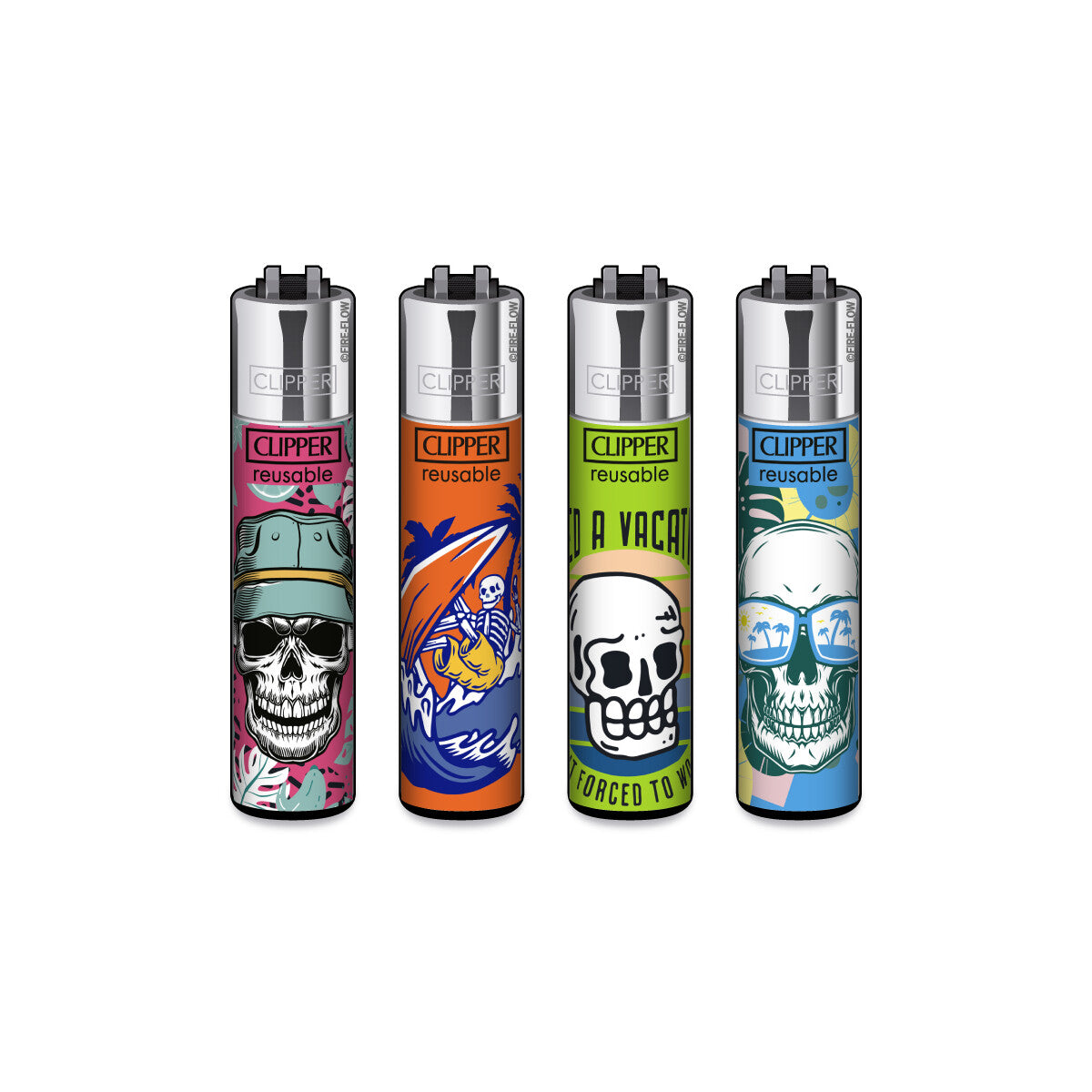 Clipper Classic 4-pack (Vacy Skulls)