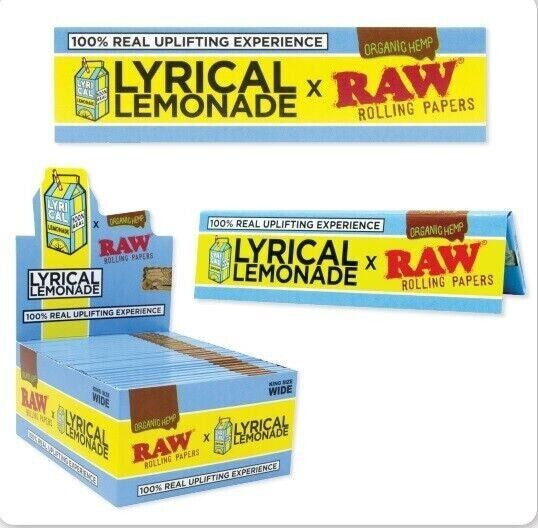 RAW Lyrical Lemonade Kingsize Wide Papers