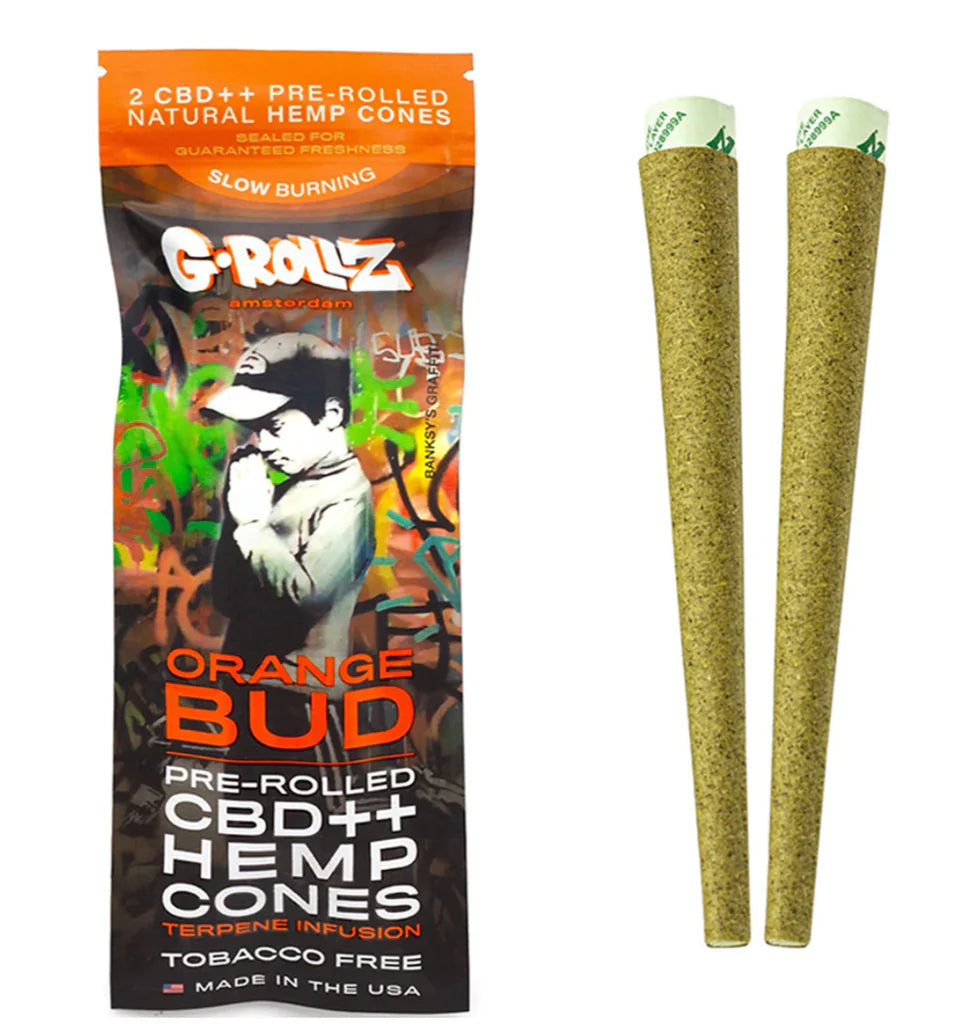 G-Rollz Pre-Rolled Hemp Cones (2-pack)