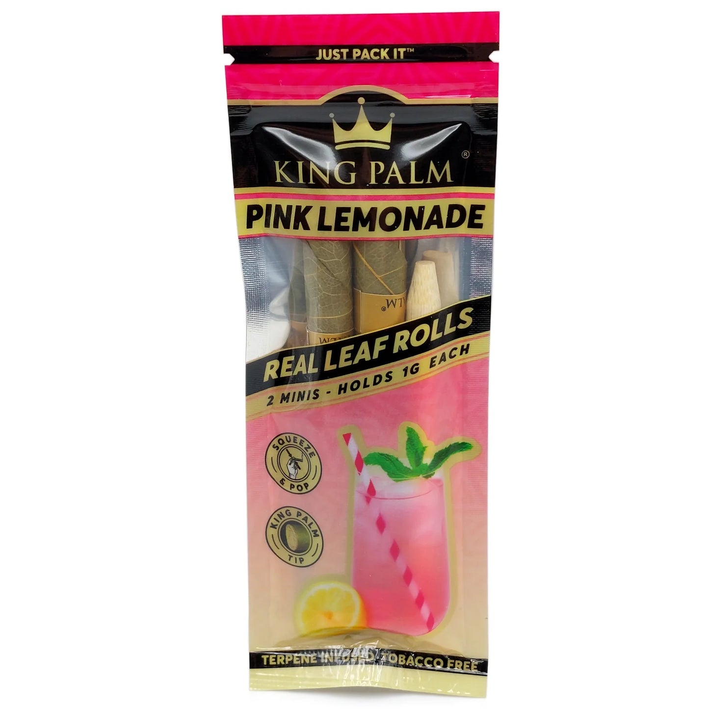 2-pack King Palm Terpene Flavoured Mini Rolls
