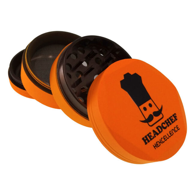 Head Chef Hexcellence Silk Touch 55mm 4-piece Grinder