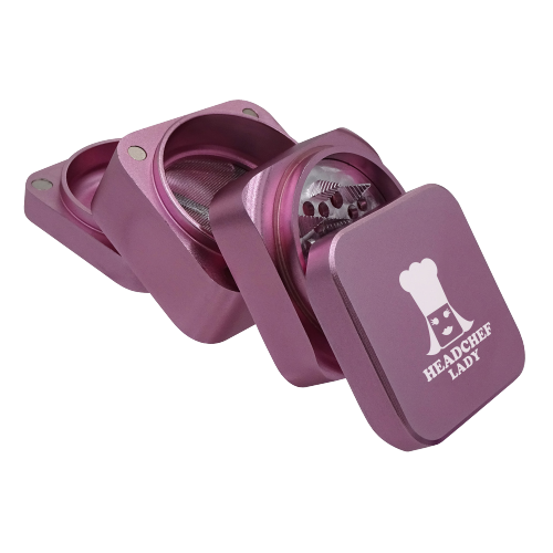 Head Chef Lady Cube 55mm 4-piece Square Grinder