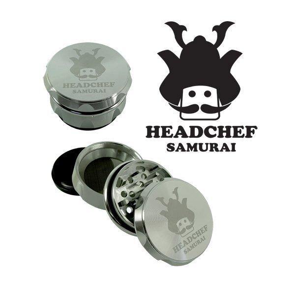 HEAD CHEF SAMURAI 55MM 4-PIECE GRINDER - munchterm