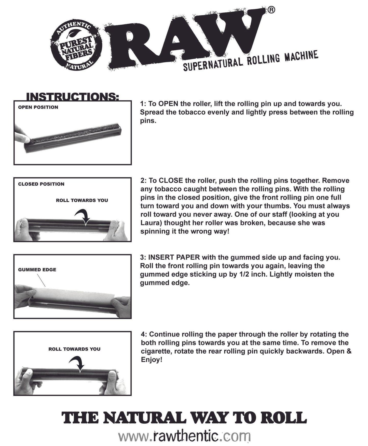 RAW 12" SUPERNATURAL ROLLING MACHINE - munchterm