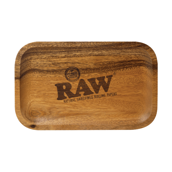 RAW WOOD ROLLING TRAY - munchterm