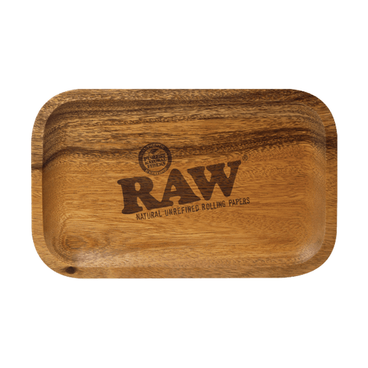 RAW WOOD ROLLING TRAY - munchterm