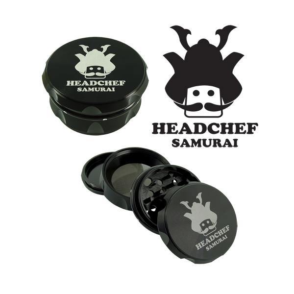 HEAD CHEF SAMURAI 55MM 4-PIECE GRINDER - munchterm
