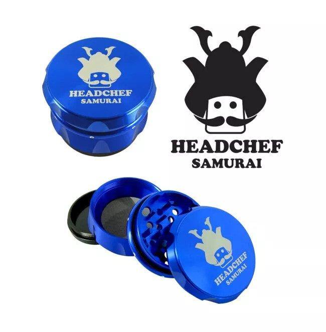 HEAD CHEF SAMURAI 55MM 4-PIECE GRINDER - munchterm
