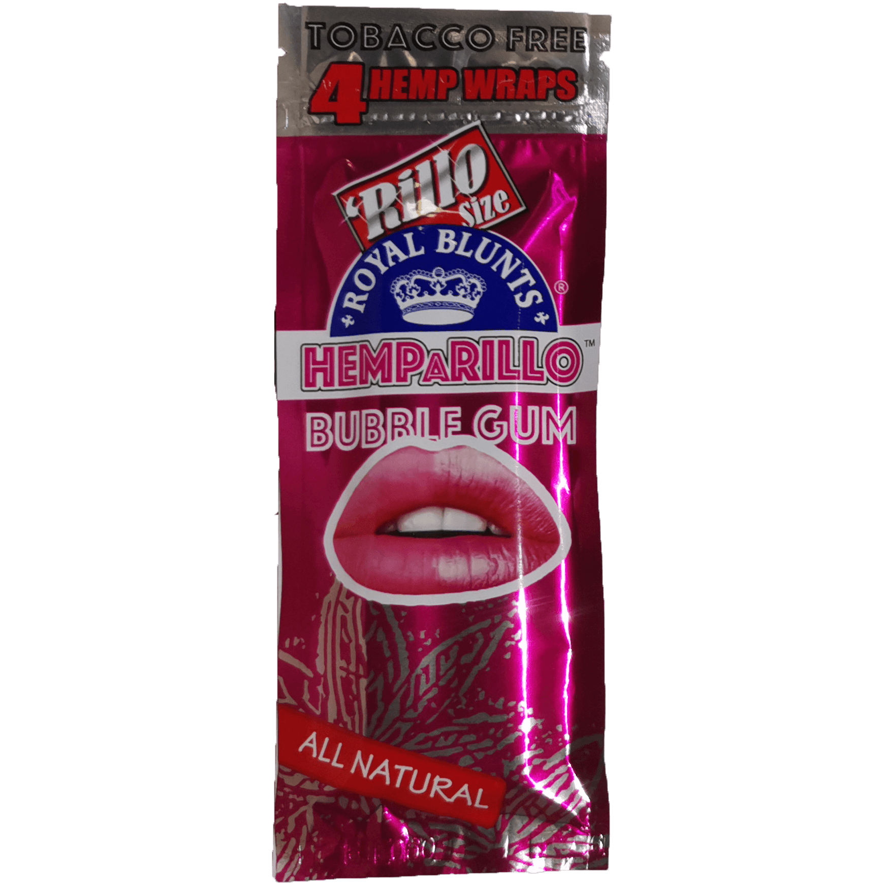HEMP-A-RILLO ALL NATURAL 4-PACK BUBBLEGUM - munchterm