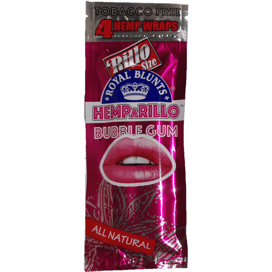 HEMP-A-RILLO ALL NATURAL 4-PACK BUBBLEGUM - munchterm