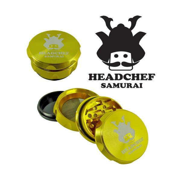 HEAD CHEF SAMURAI 55MM 4-PIECE GRINDER - munchterm