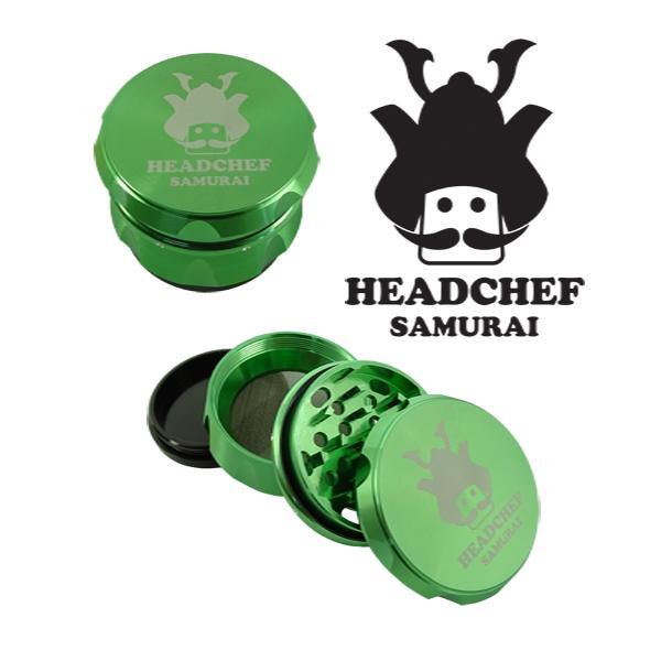HEAD CHEF SAMURAI 55MM 4-PIECE GRINDER - munchterm