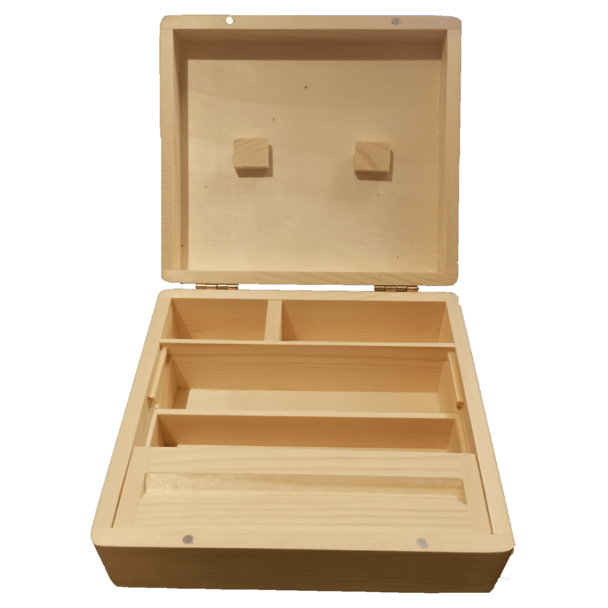 GRASS LEAF LARGE WOODEN STORAGE BOX - munchterm