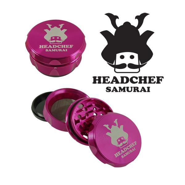 HEAD CHEF SAMURAI 55MM 4-PIECE GRINDER - munchterm