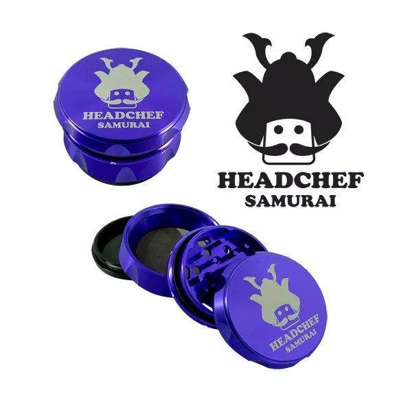 HEAD CHEF SAMURAI 55MM 4-PIECE GRINDER - munchterm