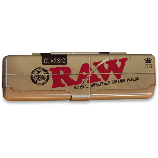 RAW CLASSIC KINGSIZE HOLDER TIN - munchterm