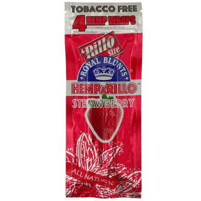 HEMP-A-RILLO ALL NATURAL 4-PACK STRAWBERRY - munchterm