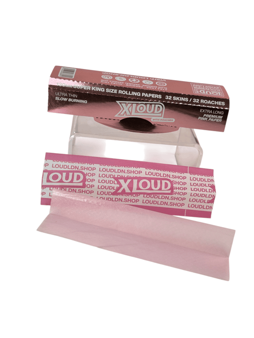 Loud LDN xLoud Pink Rolling Papers Super King Size Slim