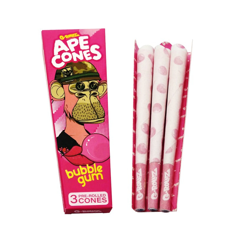 G-ROLLZ Ape Cones 3 Cones Per Pack Pop Activated Flavoured Filter