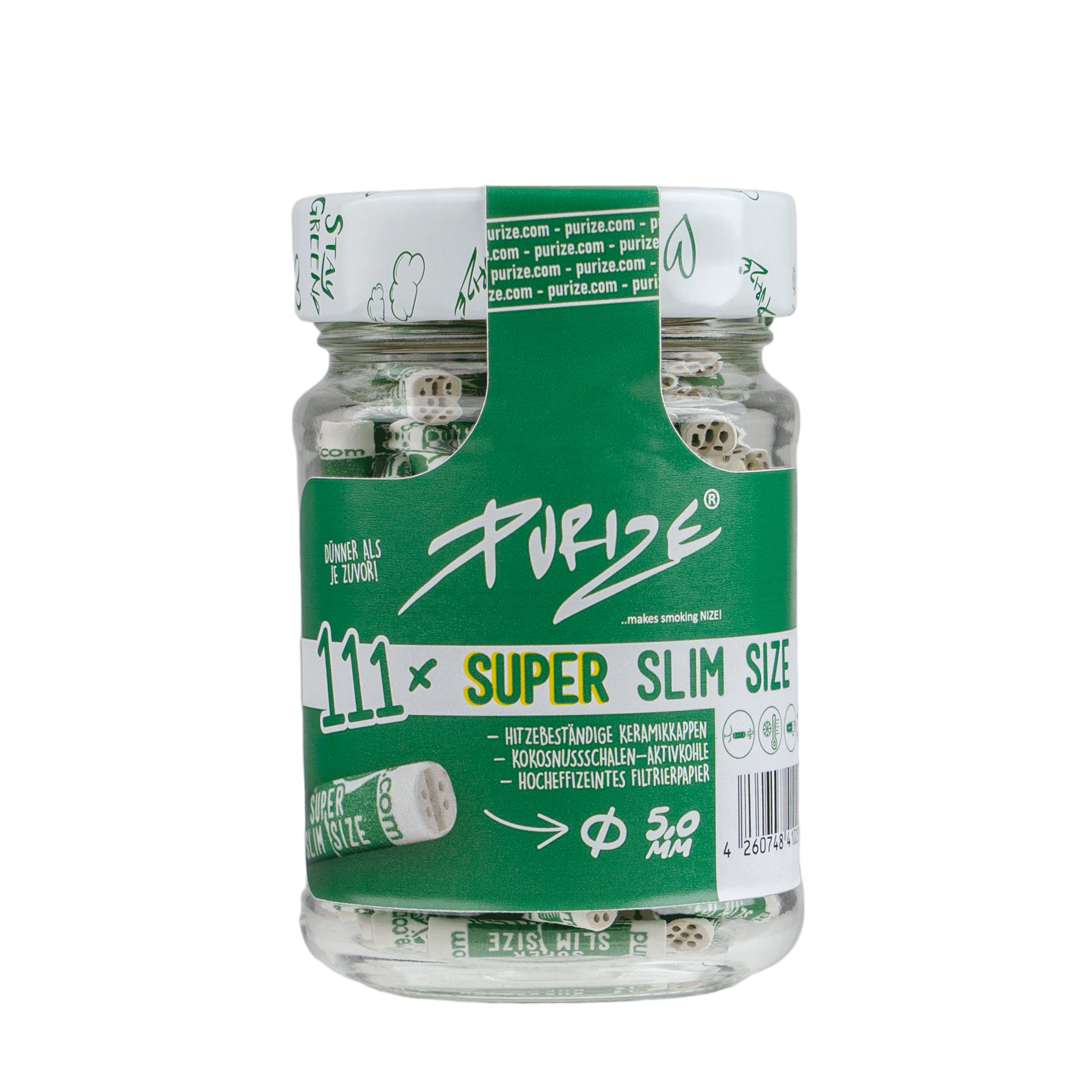 Purize Superslim Filters (Jar of 111)
