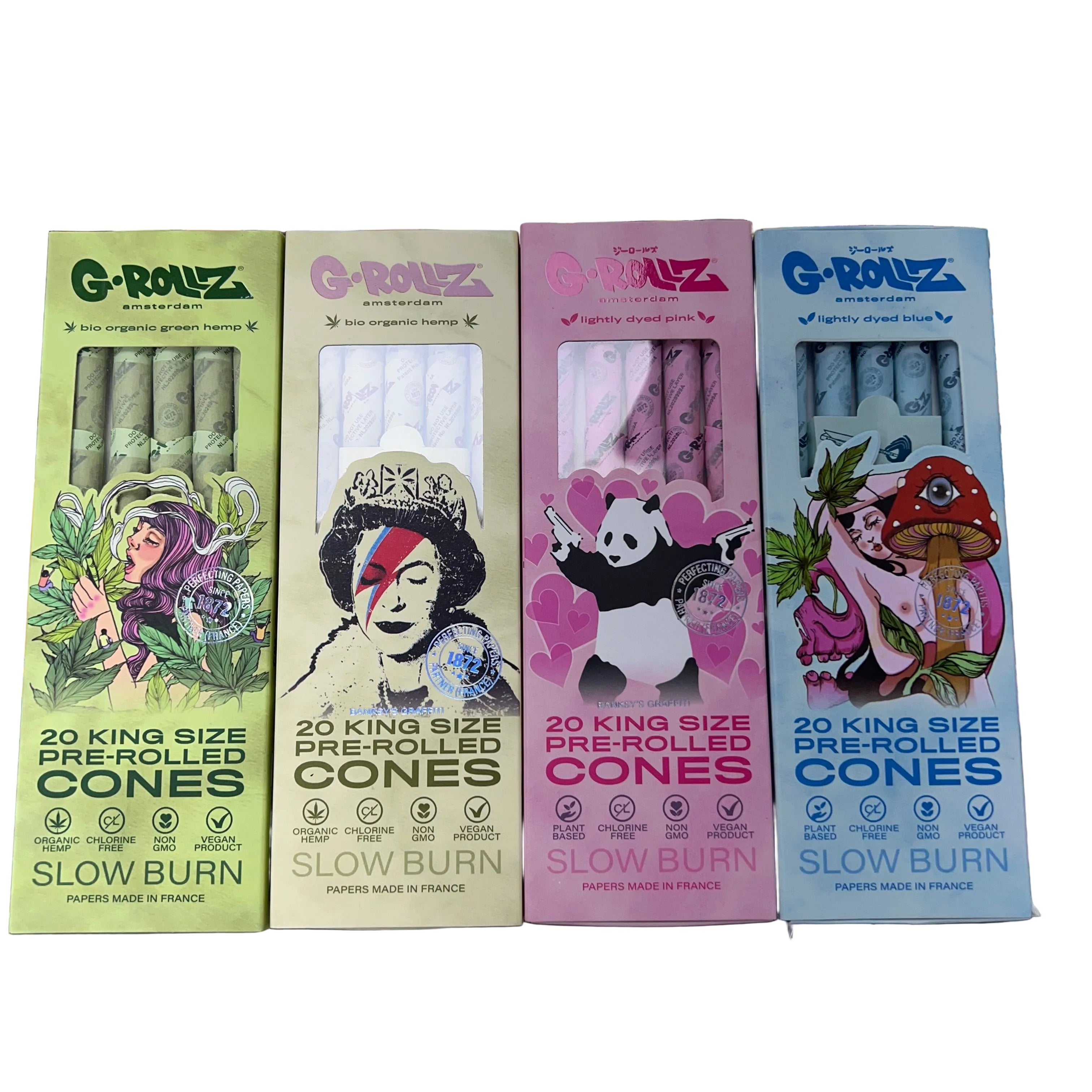 G-Rollz Pre Rolled Cones 20 Pack (4 Different)