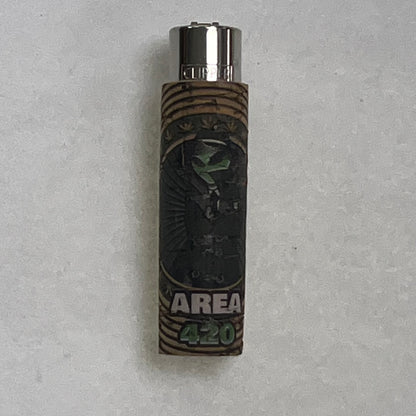 Cork Alien Case Clipper Lighters