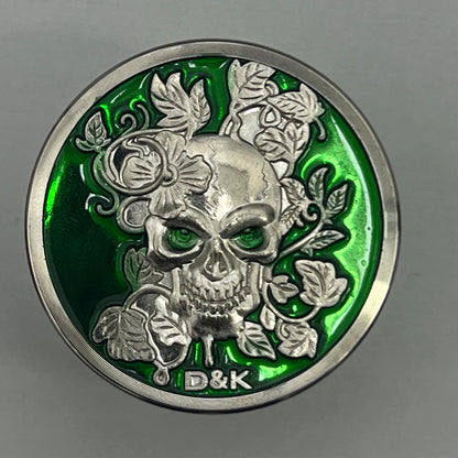 Metal Skull Grinders 4 Tier Medium (3 Designs)