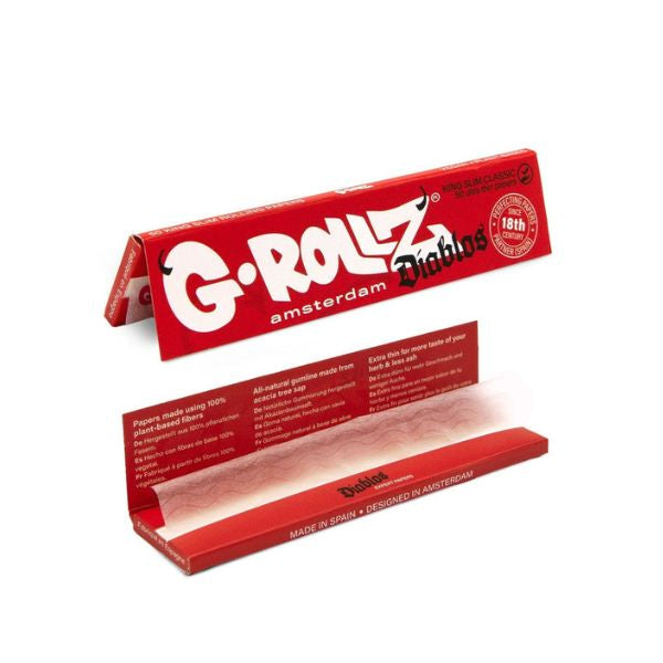 G-Rollz Diablo Classic Ultra Thin Rolling Papers King Size
