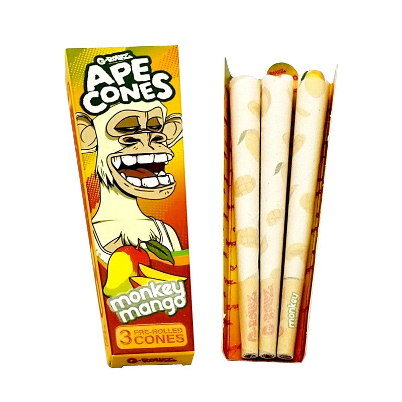G-ROLLZ Ape Cones 3 Cones Per Pack Pop Activated Flavoured Filter
