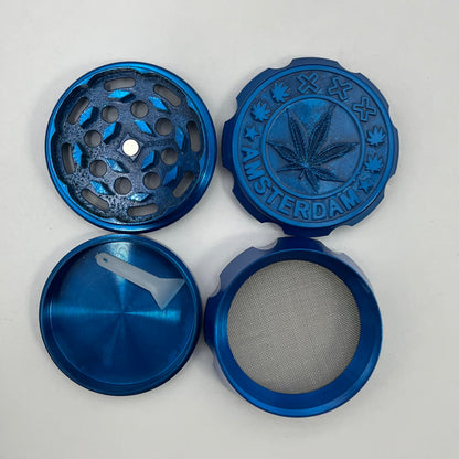 Leaf Amsterdam METAL GRINDER (4 TIER X4 Colours)