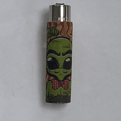 Cork Alien Case Clipper Lighters