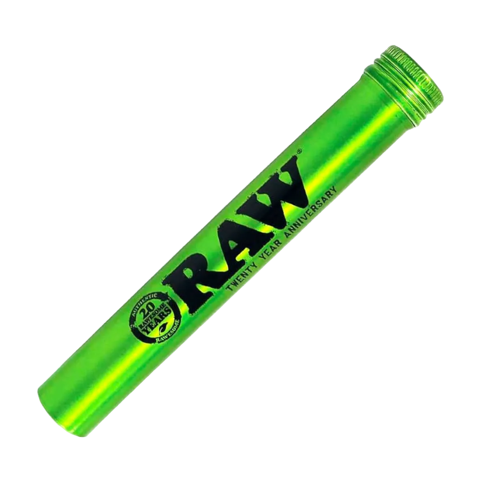RAW Aluminium Kingsize Doob Tube Joint Holder (Green)