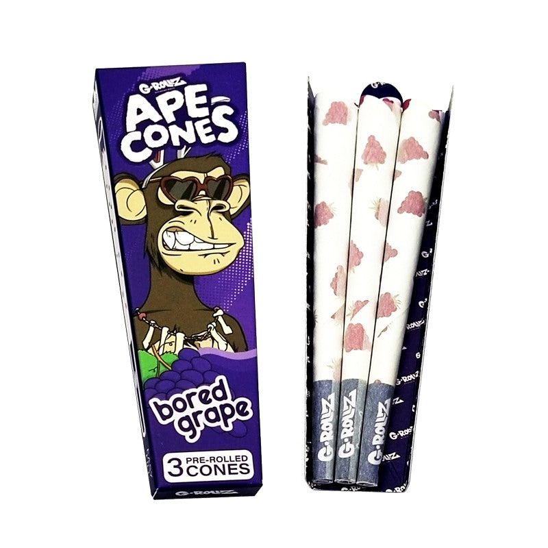G-ROLLZ Ape Cones 3 Cones Per Pack Pop Activated Flavoured Filter