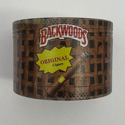 BACKWOODS 63mm Medium Metal Grinder (4 Tier X 6 designs)