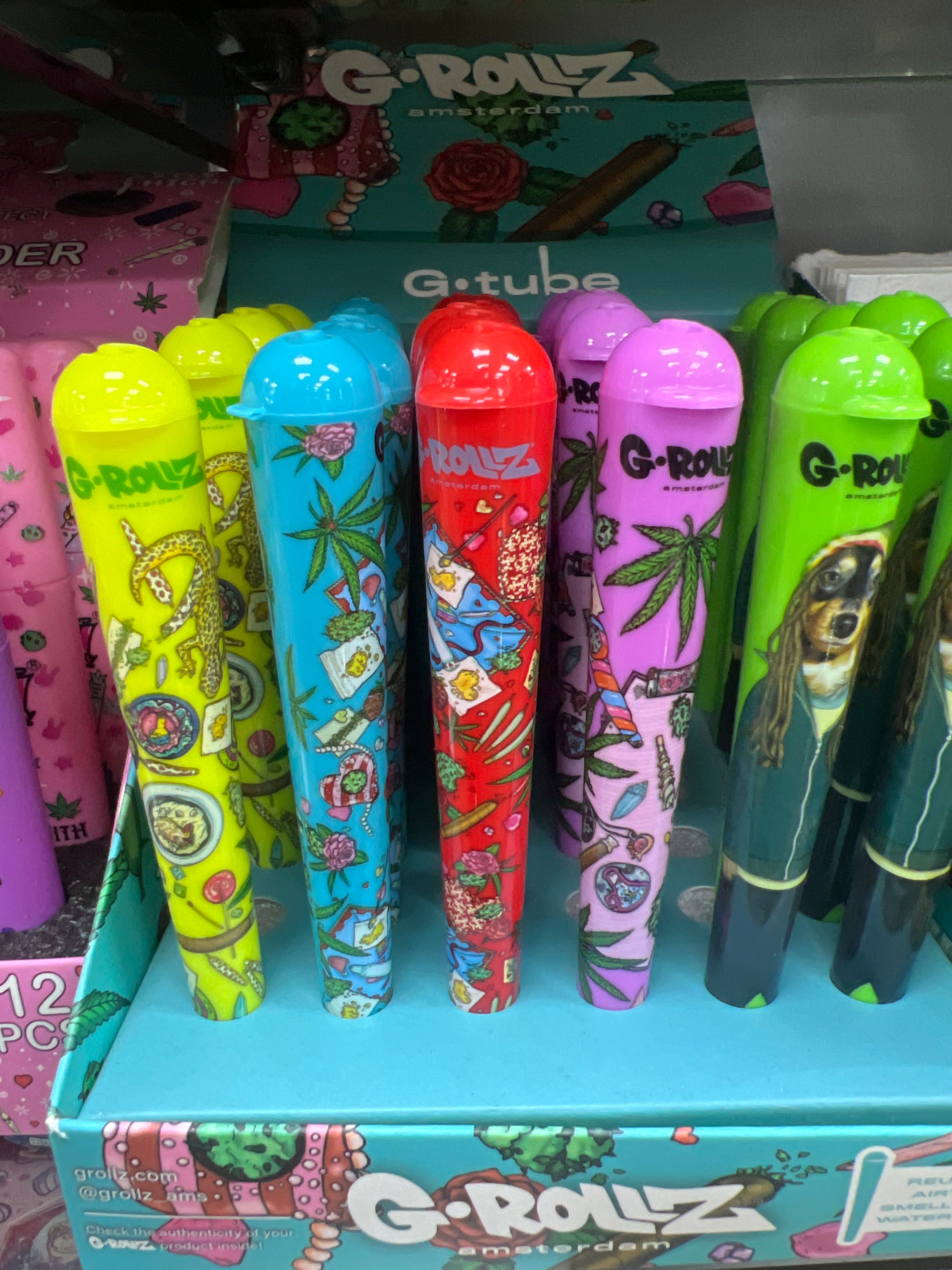 G-ROLLZ G Tube Smell & Water Proof Cone Holder (X6 Colours)