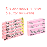 5x Blazy Susan Pink King Size Slim + 3x Blazy Susan Tips