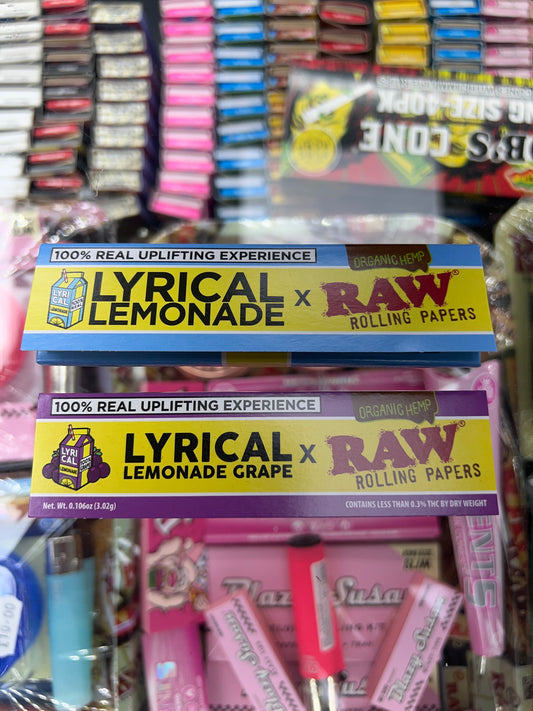 RAW Lyrical Lemonade Kingsize Wide Papers