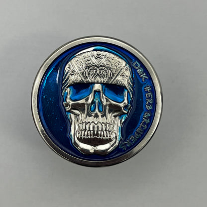 Metal Skull Grinders 4 Tier Medium (3 Designs)