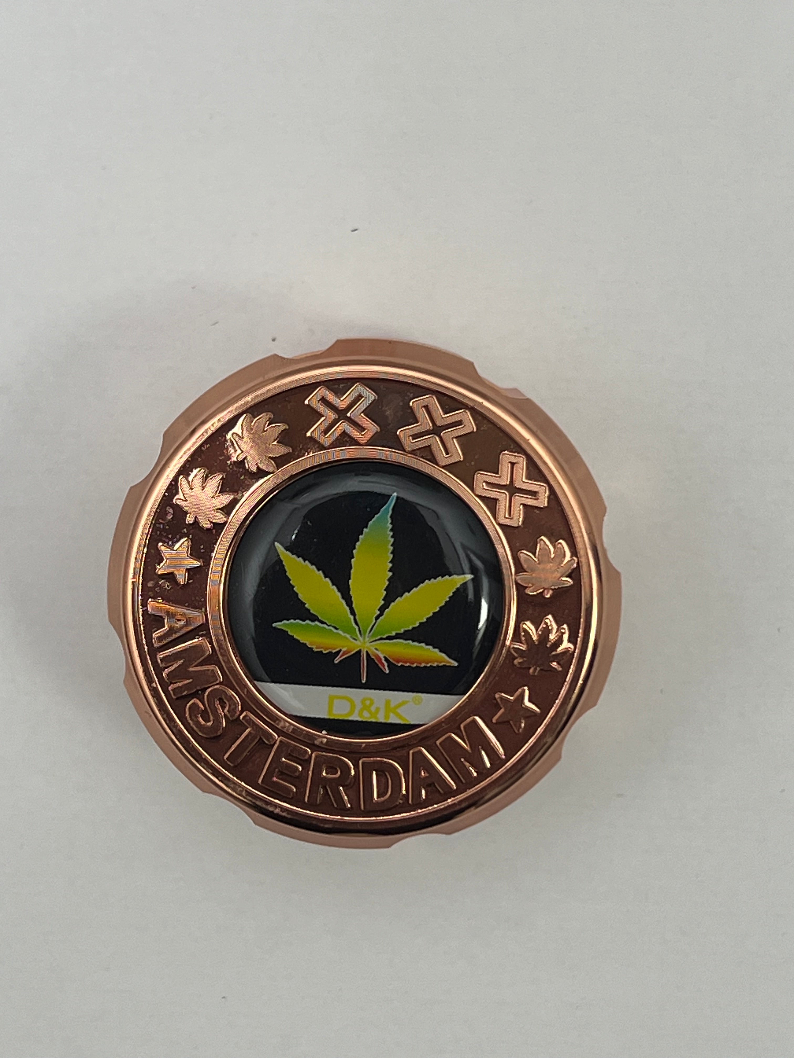 ROSE GOLD METAL GRINDER (2 DESIGNS 4 TIER)