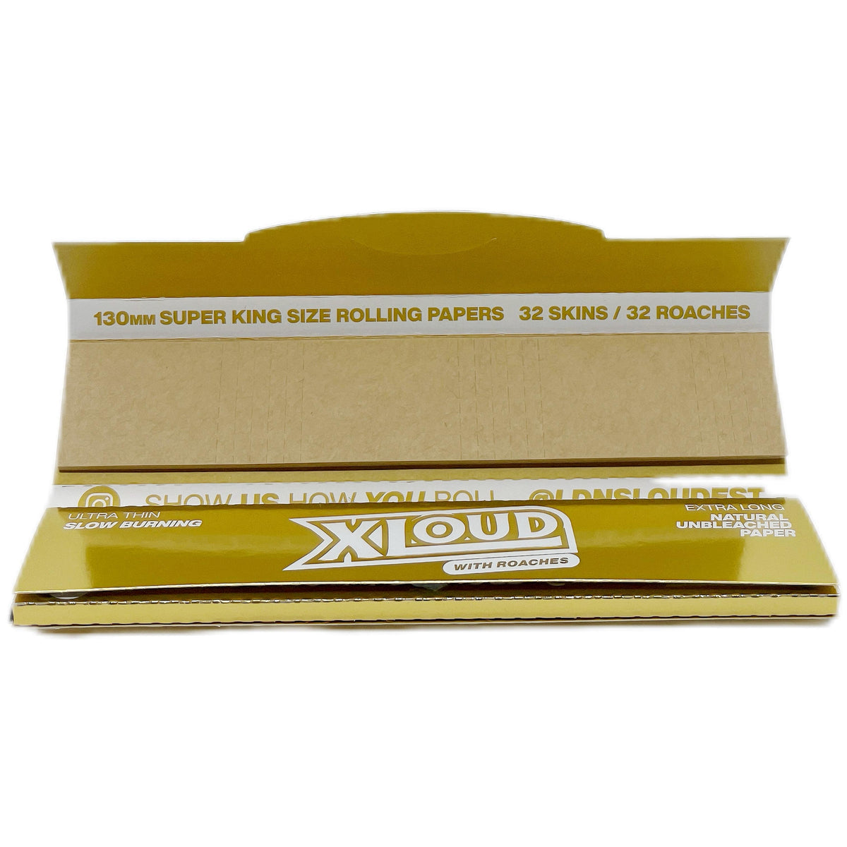 Loud LDN xLoud Gold Rolling Papers Super King Size Slim
