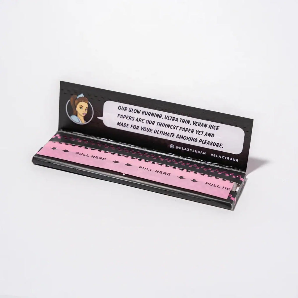 Blazy Susan Thin Rice Rolling Papers King Size Slim