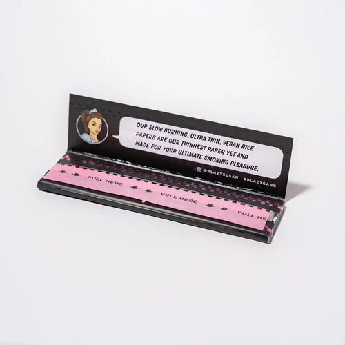 Blazy Susan Thin Rice Rolling Papers King Size Slim