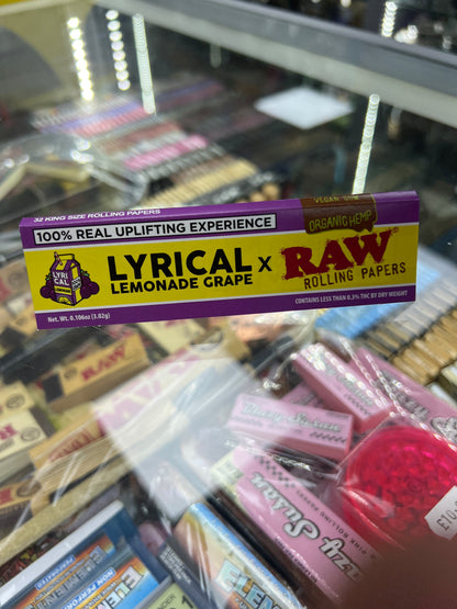 RAW Lyrical Lemonade Kingsize Wide Papers